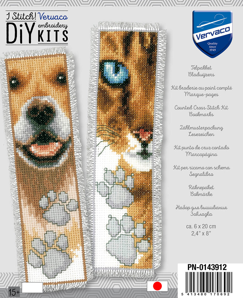 Kit punto de cruz - Punto de Libro - "Cat" - PN0143913