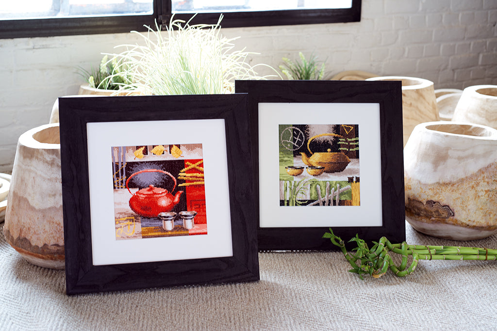 Kit punto de cruz "Yellow Teapot" - PN0148120