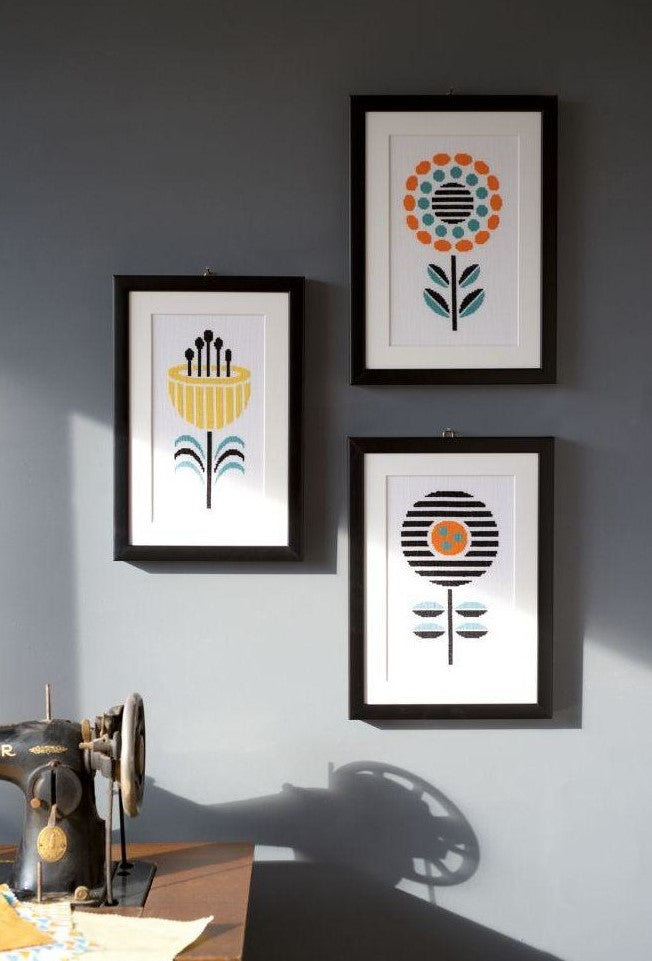 Kit punto de cruz "Flor Verde" - PN0161613