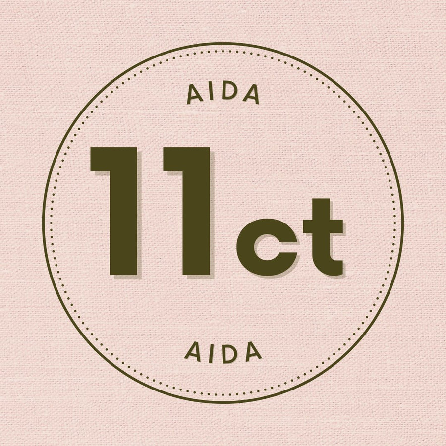 Tela AIDA 11ct Permin of Copenhagen en Color Beige