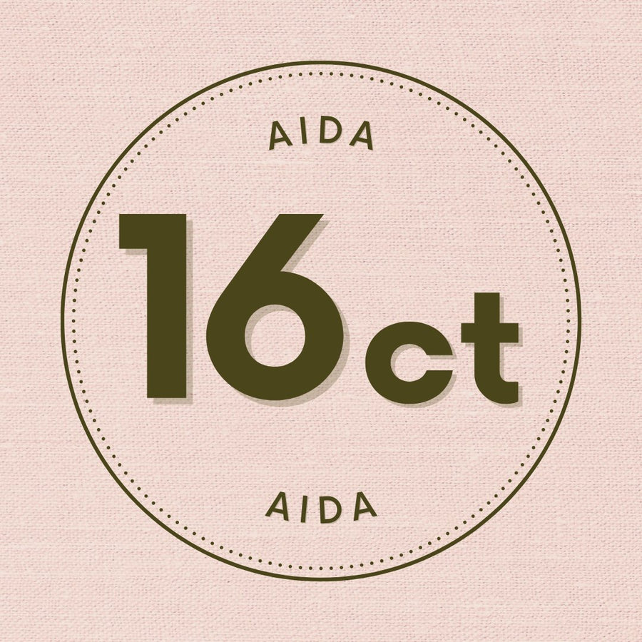 Tela para bordar en punto de cruz AIDA 16ct color blanco 101 Zweigart