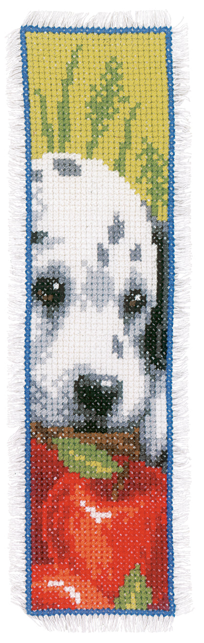 Set de 2 Marcapáginas en Punto de Cruz "Perros" - Vervaco