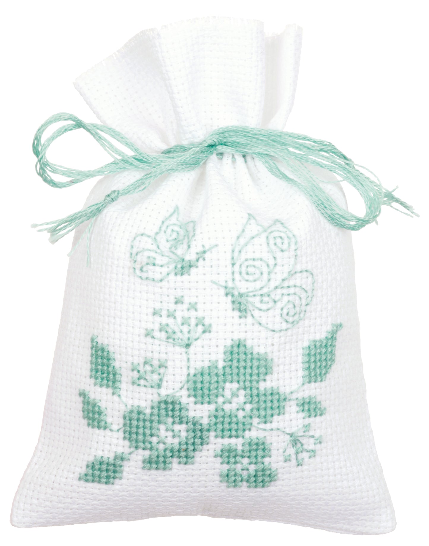 Set de 3 Bolsitas de Hierbas en Punto de Cruz "Birds and blossoms" - Vervaco