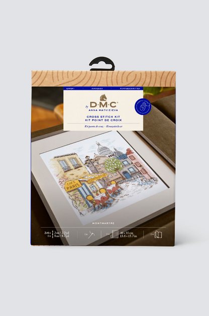 Kit punto de cruz DMC "Montmartre - Colección Diseñadoras" - BK1977