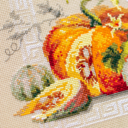 Kit punto de cruz "Pumpkin Fest" 120-111