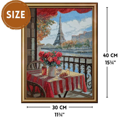 Kit de Punto de Cruz Aine "París Soleado"- A1013