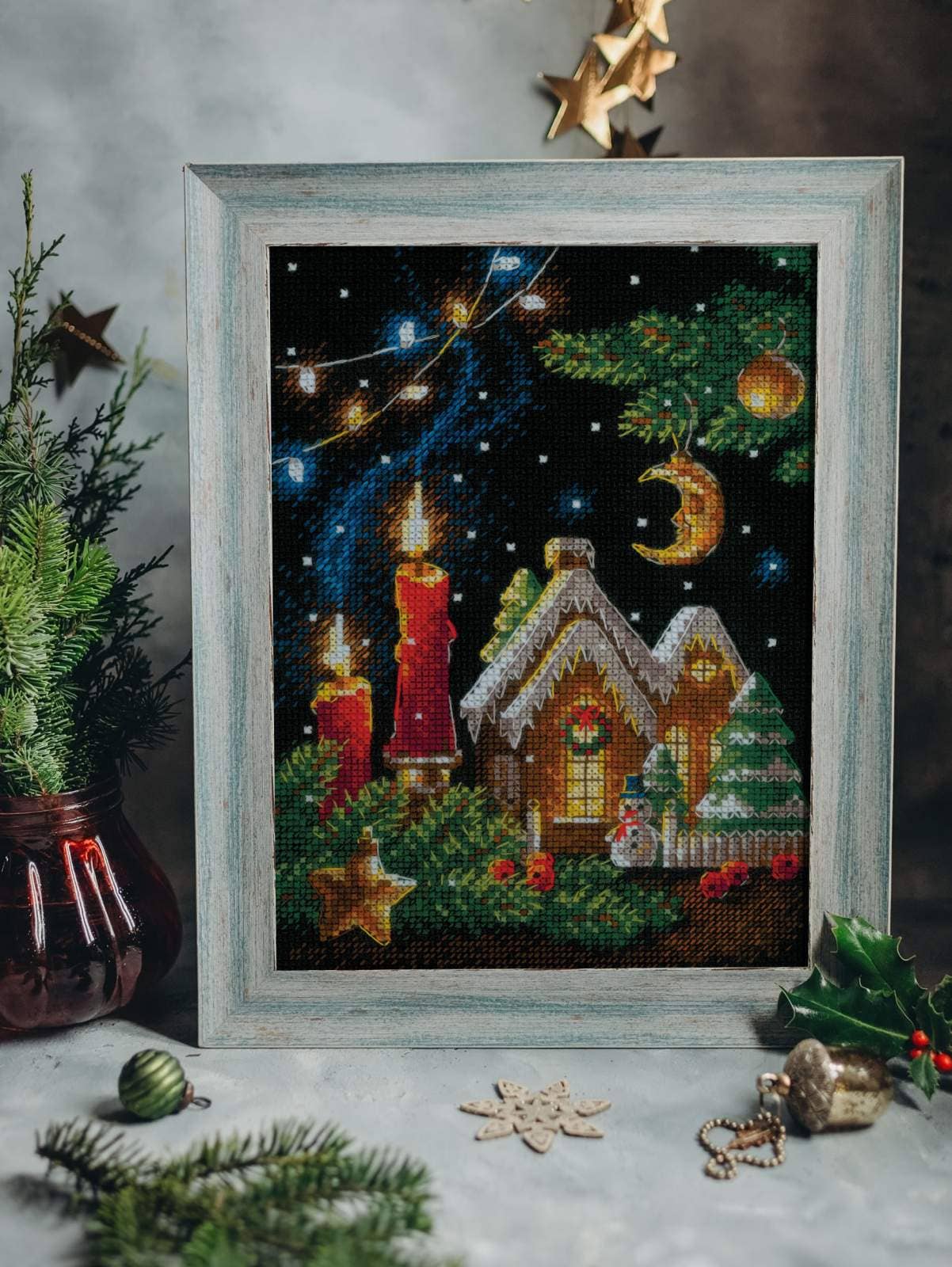 Kit de Punto de Cruz Riolis "Historia de Jengibre" - 2165