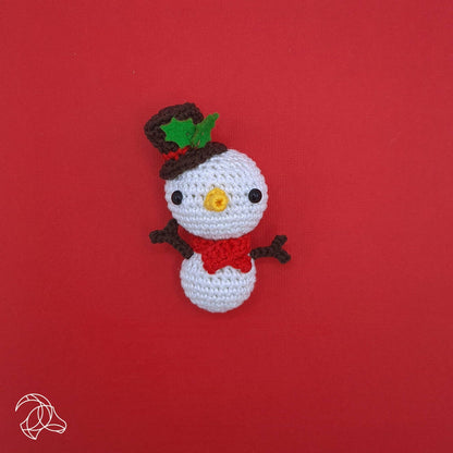 Kit de Ganchillo - Amigurumi: Mini Muñeco de Nieve - Hardicraft