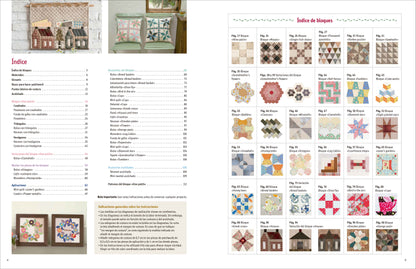 Libro de Iniciación al Patchwork: Curso con 36 Bloques y Más de 40 Proyectos Paso a Paso