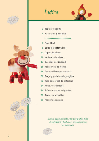 Libro para Decorar la Casa en Navidad con Fieltro: 44 Proyectos Cosidos a Mano con Patrones