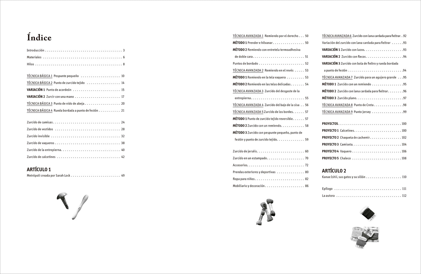Libro de Zurcido con Diseños Actuales: 67 Proyectos de Zurcido Visible Paso a Paso
