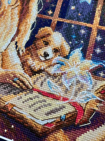 Kit de Punto de Cruz Riolis "Libro Mágico" - 2262