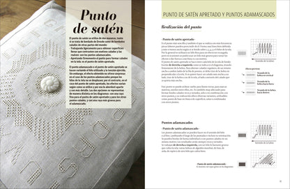 Libro de Bordado Calado con Hilos Contados: Más de 140 Motivos y Diagramas Paso a Paso