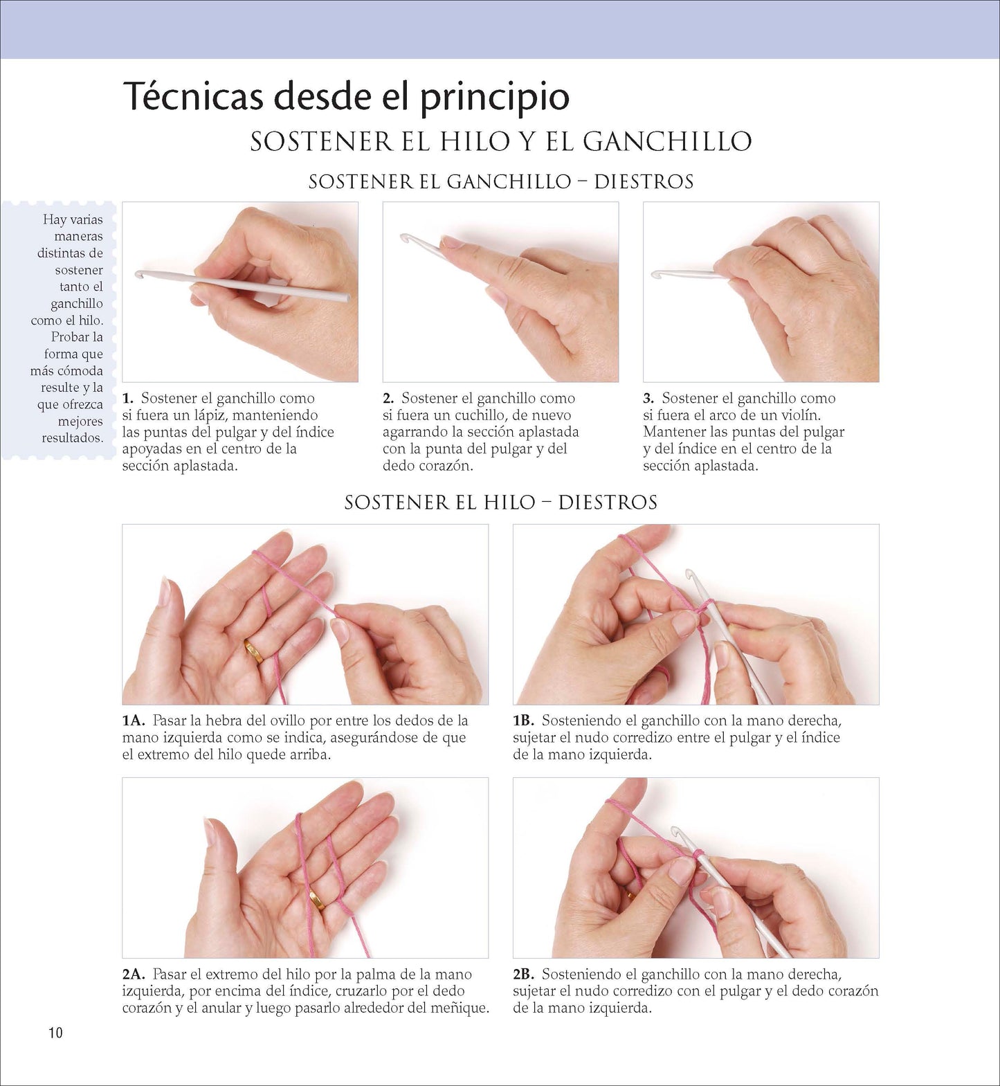 Libro de Ganchillo de la A a la Z: Manual Completo con Todas las Técnicas y Puntos Paso a Paso