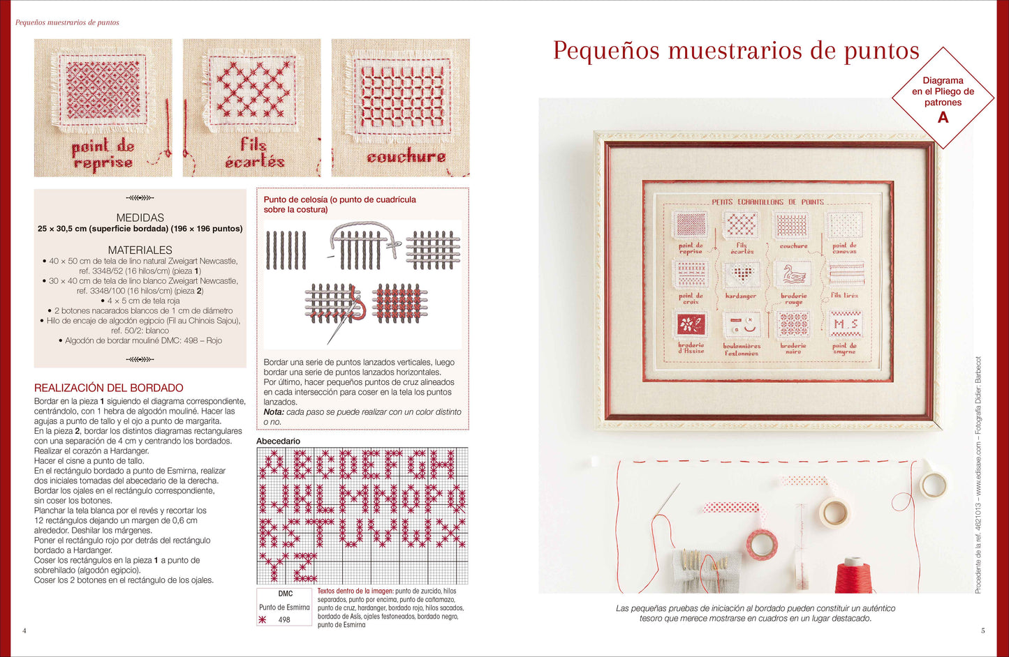 Los Puntos de Bordado Tradicionales: Libro con 25 Proyectos y Muestrarios Paso a Paso con Patrones
