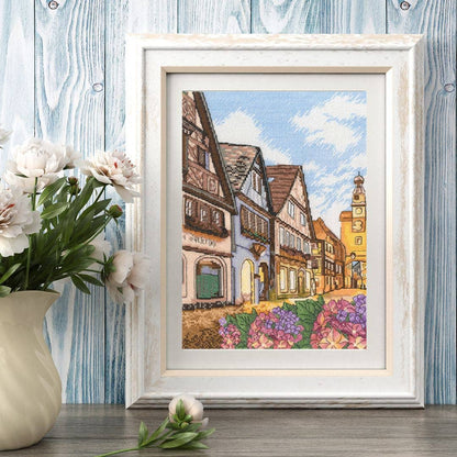 Kit de Punto de Cruz RTO "Calle del Casco Antiguo" - M955