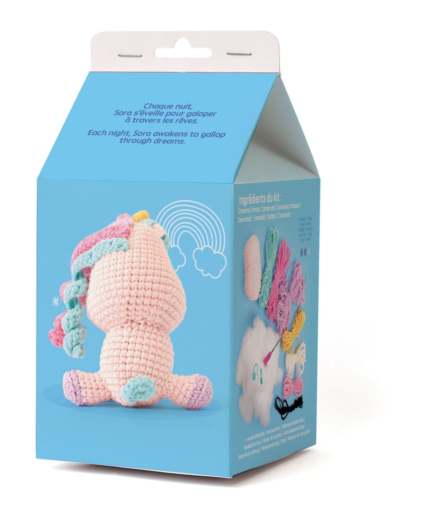 Kit de Amigurumi "Sora la Unicornio" - Graine Créative