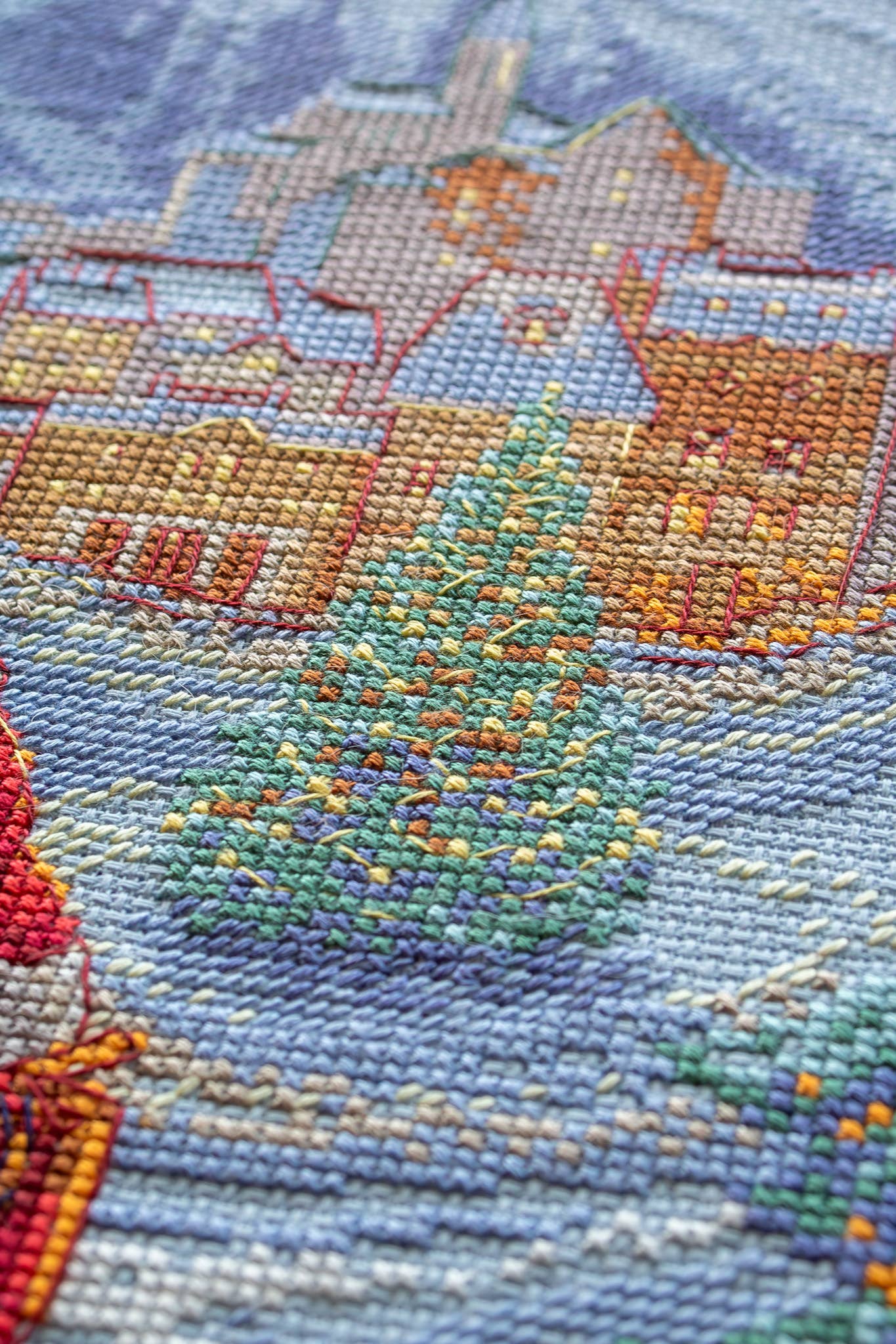 Kit de Punto de Cruz Aine "Noche Mágica" - A1020