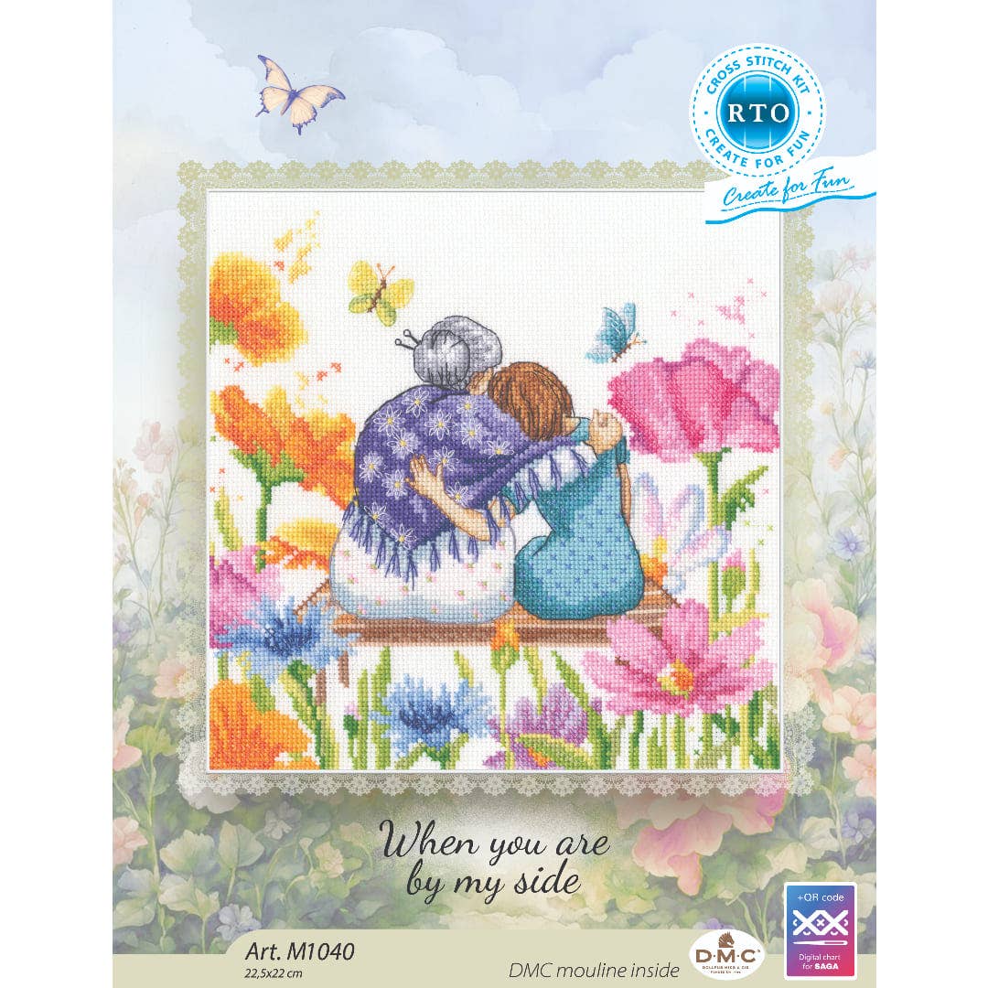 Kit Ponto Cruz RTO "Avó Dia da Mãe" - M1040