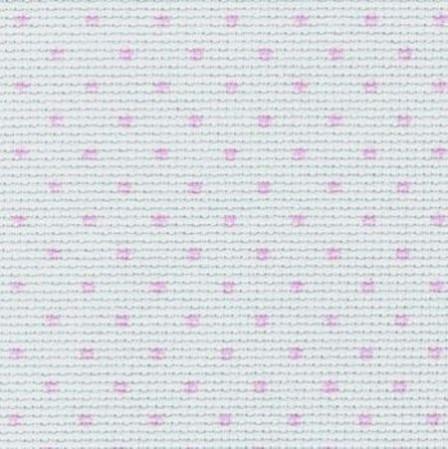 Star-Aida Petit Point Stoff 14ct Farbe 4229 (Pink Polka Dots) – Zweigart