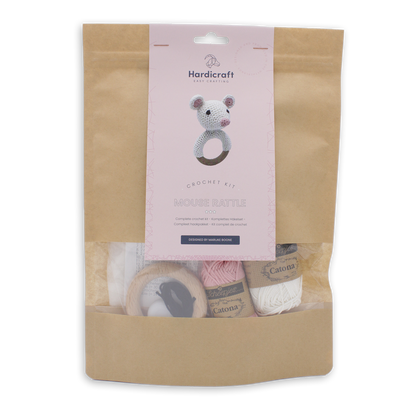 Kit Sonajero de Ganchillo - Rattle Mouse - Hardicraft