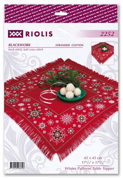 Mantel Navideño Individual para Bordar Riolis - 2252