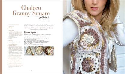 Libro Accesorios de Granny Squares: 17 Proyectos de Ganchillo Paso a Paso