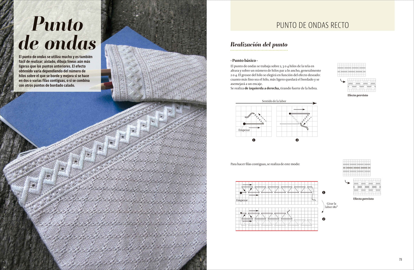 Libro de Bordado Calado con Hilos Contados: Más de 140 Motivos y Diagramas Paso a Paso