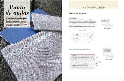 Libro de Bordado Calado con Hilos Contados: Más de 140 Motivos y Diagramas Paso a Paso