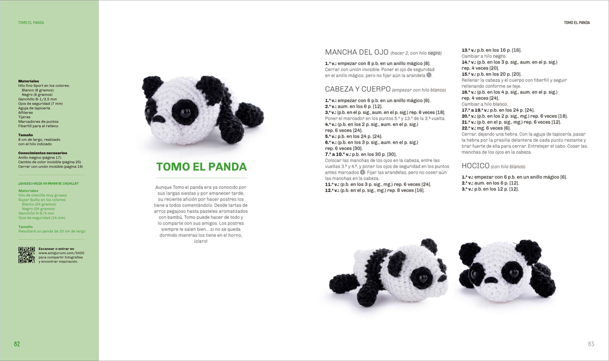 Libro Mini Amigurumi Fáciles y Rápidos: 25 Animales de Ganchillo Paso a Paso
