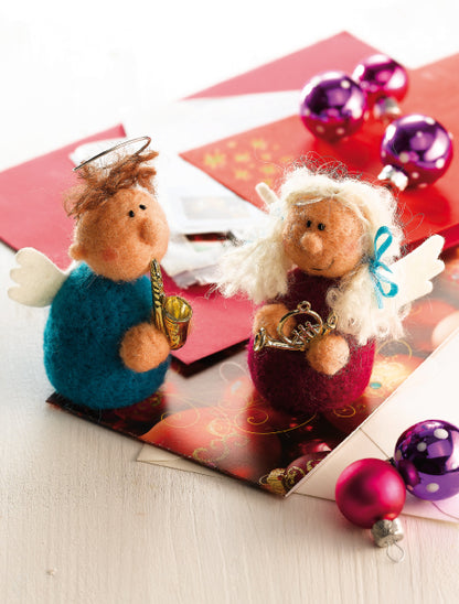 Libro Patrones de Fieltro Modelable con Aguja: 16 Proyectos para Decorar la Casa en Navidad