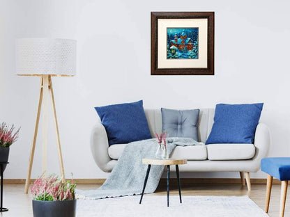 Kit de Punto de Cruz Riolis "Nevada en el Bosque" - 2029