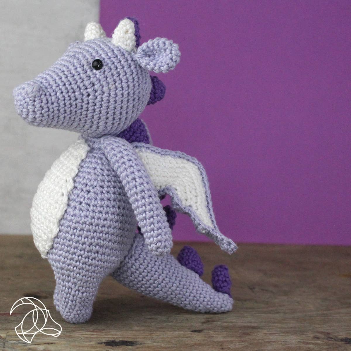 Kit de Ganchillo - Amigurumi: Dragón Syl - Hardicraft