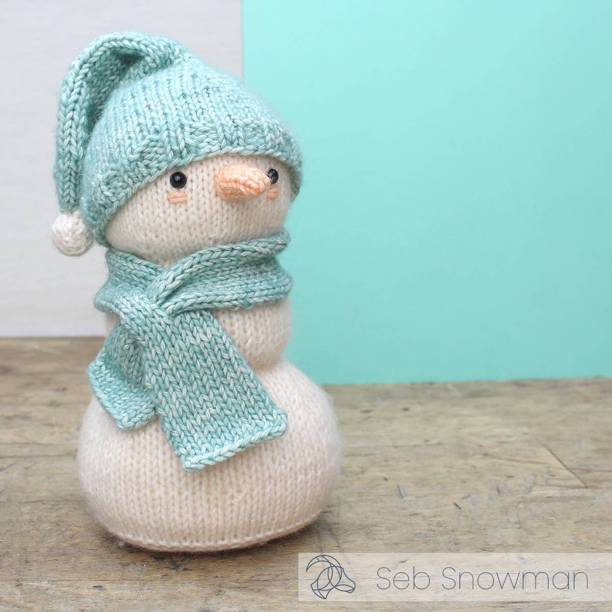 Kit de Tricot Navideño - Seb Snowman - Hardicraft