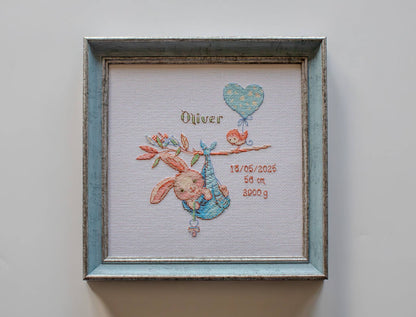 Kit de Punto de Cruz Aine "Muestrario de Nacimiento Niño" - A1028