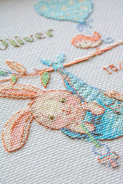 Kit de Punto de Cruz Aine "Muestrario de Nacimiento Niño" - A1028