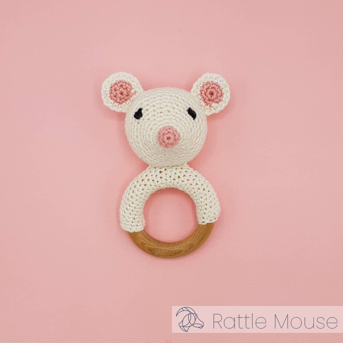 Kit Sonajero de Ganchillo - Rattle Mouse - Hardicraft