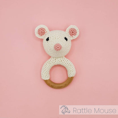 Kit Sonajero de Ganchillo - Rattle Mouse - Hardicraft