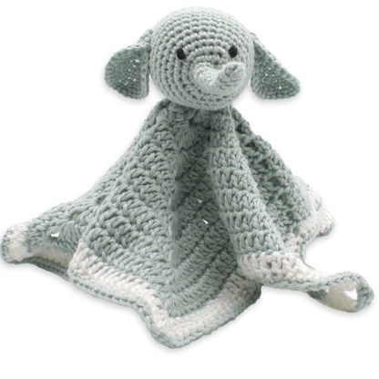 Kit de Ganchillo para Bebés "Elefante de Tela para Abrazar" - Hardicraft