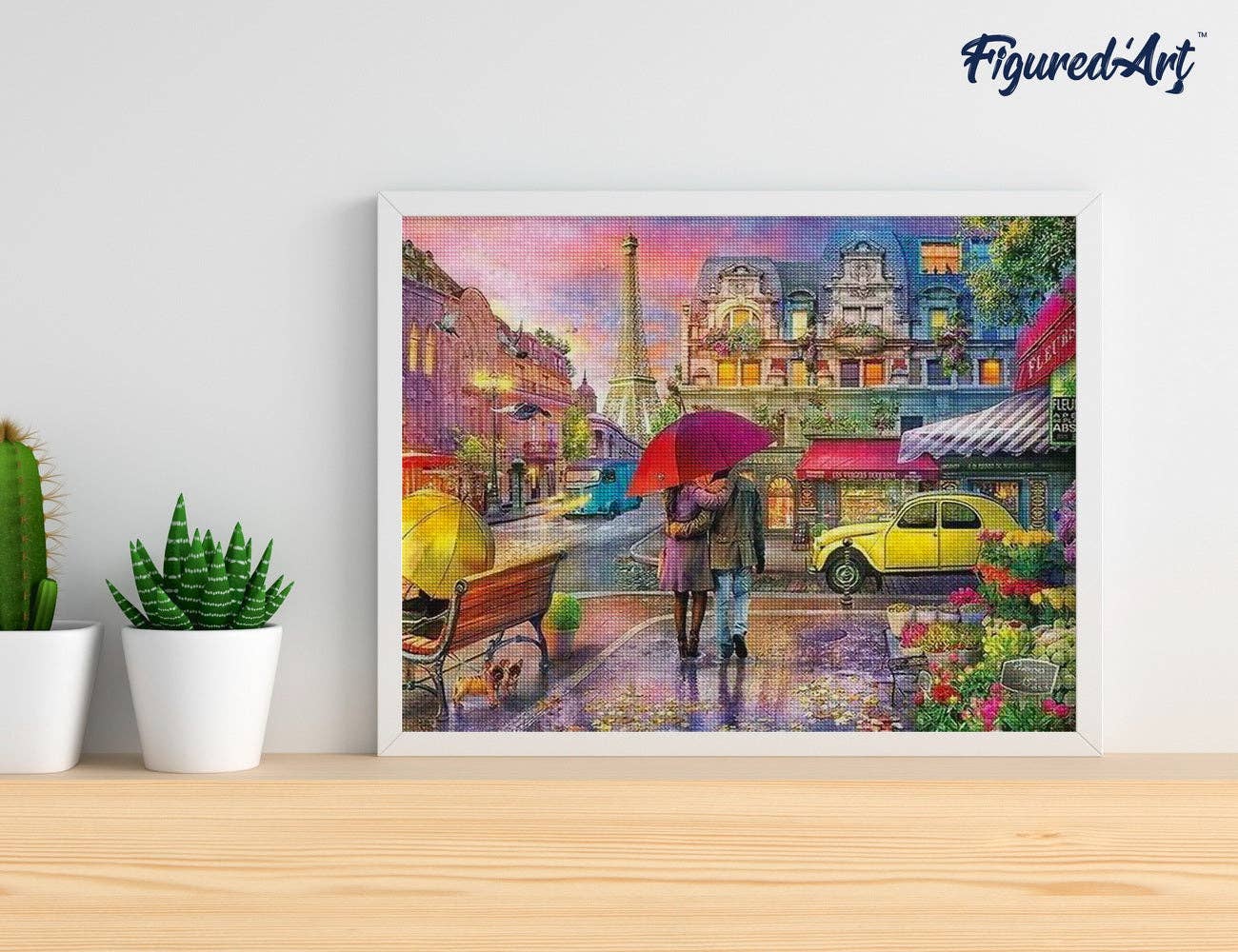 Kit de Punto Diamante Figured’Art "Romance en París" 40x50cm