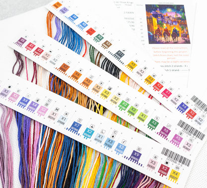 Kit de Punto de Cruz Letistitch "Reyes Magos" LI-62-00