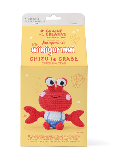 Kit de Amigurumi "Chizu el Cangrejo" - Graine Créative