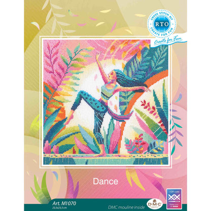 Kit de Punto de Cruz RTO "Yoga Dance" - M1070