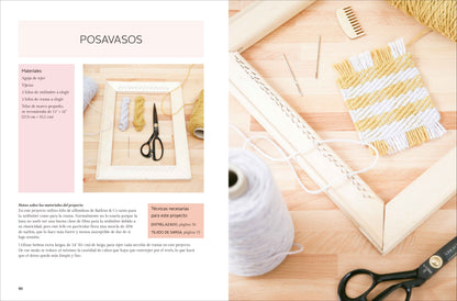 Libro para Aprender a Tejer en Telar: Guía Práctica con 7 Proyectos de Decoración y Complementos