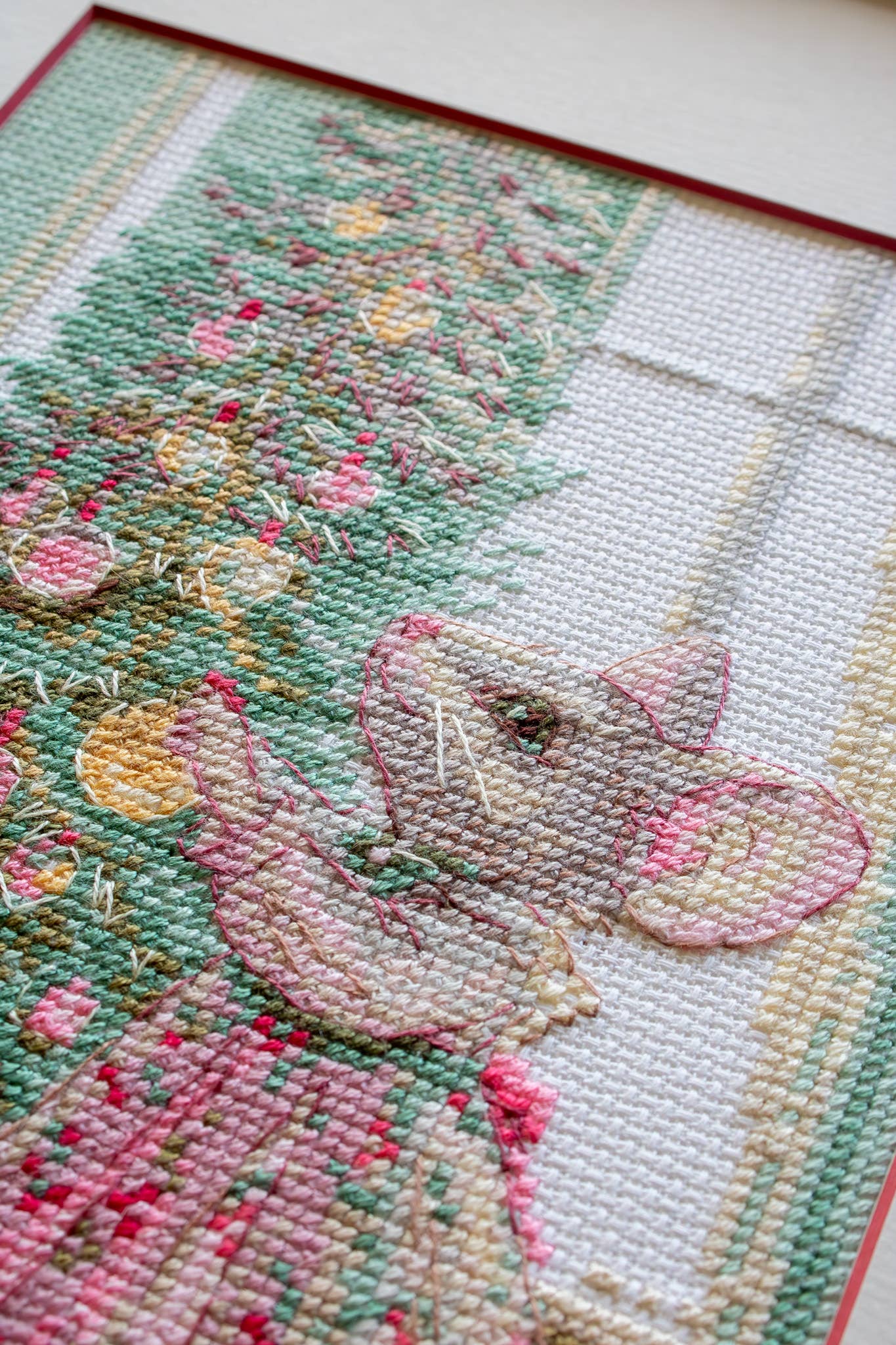 Kit de Punto de Cruz Aine "Ratón Alegre" - A1026