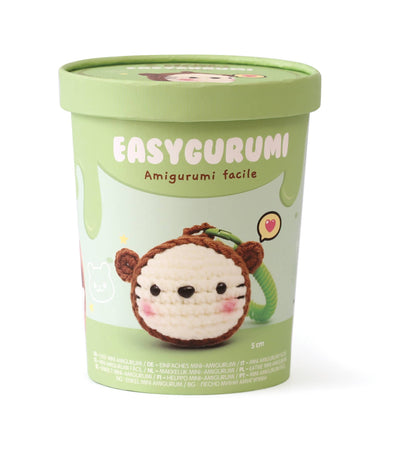 Kit de Amigurumi Fácil "Osito Llavero" - Graine Créative