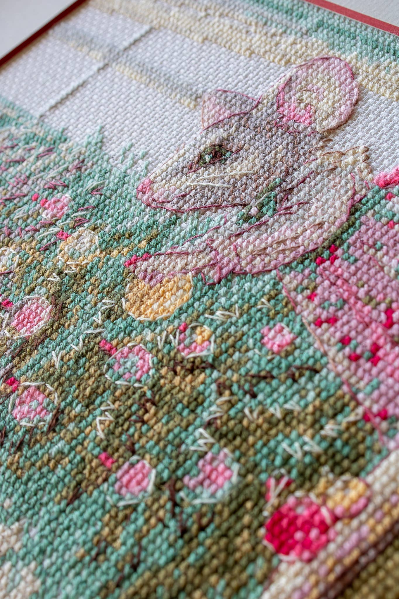 Kit de Punto de Cruz Aine "Ratón Alegre" - A1026