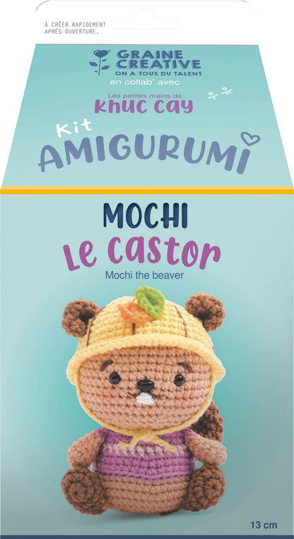 Kit de Amigurumi "Mochi el Castor" - Graine Créative