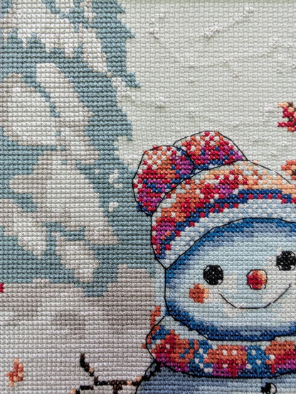 Kit de Punto de Cruz Aine "Invierno Torpe" - A1012