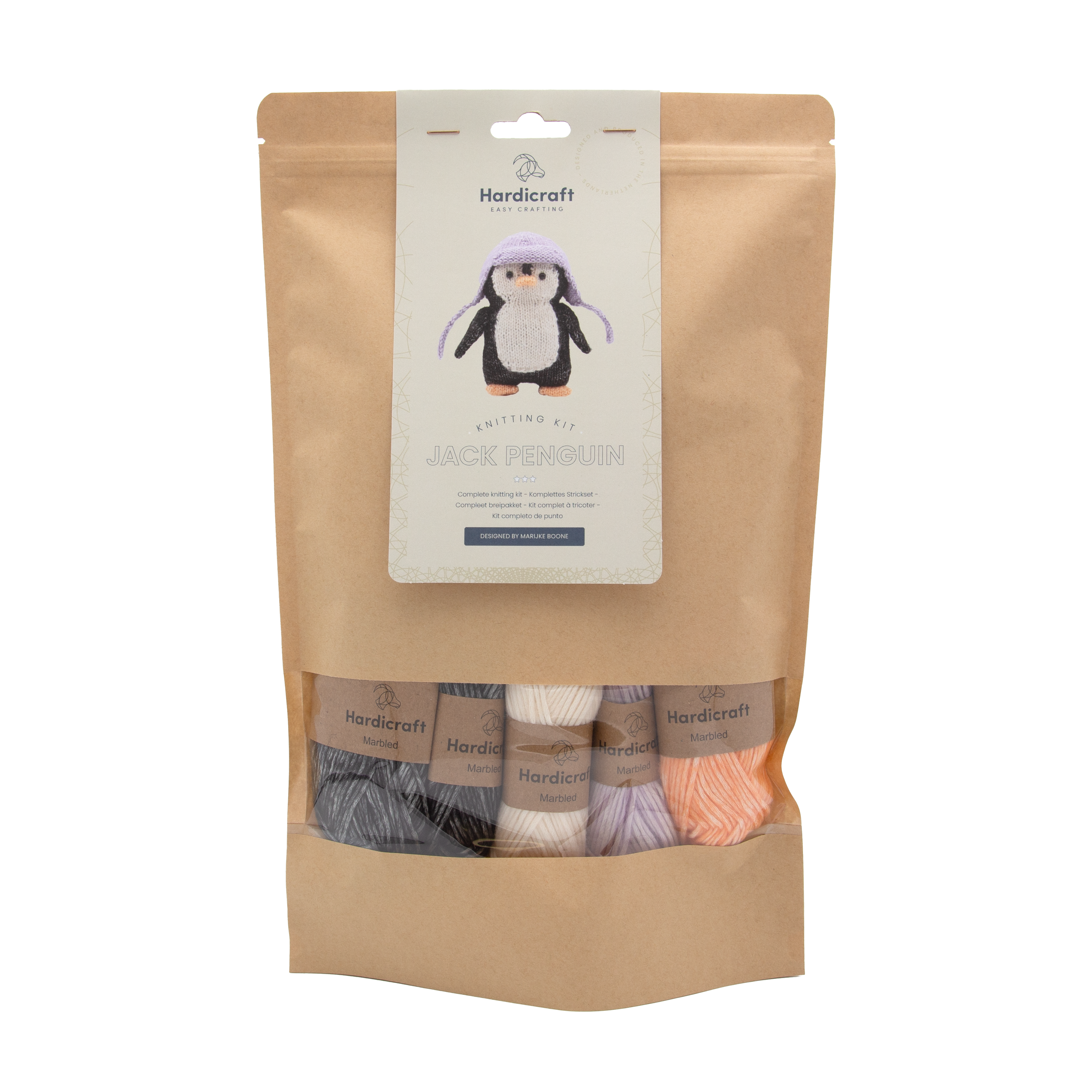 Kit de Tricot - Jack el Pingüino - Hardicraft